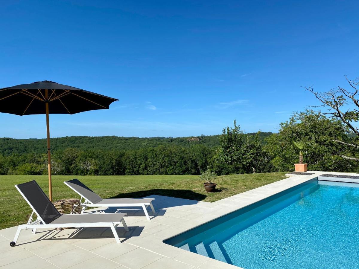 Domaine De Cazal - Gite 2 Pers Avec Piscine Au Coeur De 26 Hectares De Nature Preservee Villa Saint-Cyprien  Kültér fotó