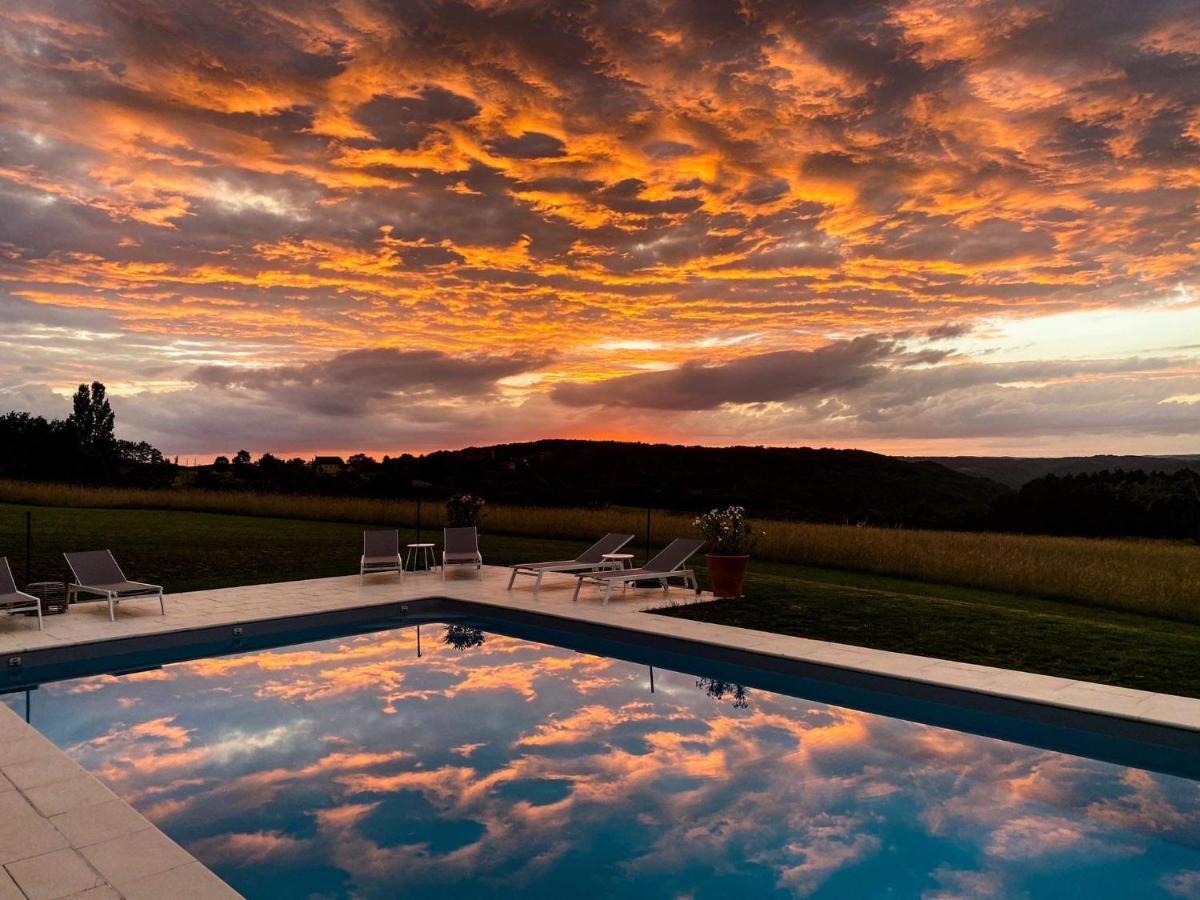 Domaine De Cazal - Gite 2 Pers Avec Piscine Au Coeur De 26 Hectares De Nature Preservee Villa Saint-Cyprien  Kültér fotó