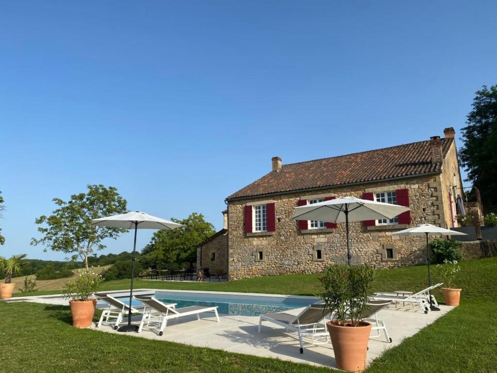 Domaine De Cazal - Gite 2 Pers Avec Piscine Au Coeur De 26 Hectares De Nature Preservee Villa Saint-Cyprien  Kültér fotó